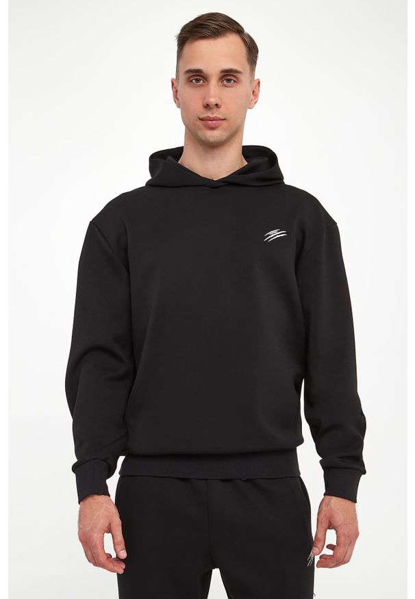 Plein Sport - Bluza męska z kapturem hoodie PLEIN SPORT. Typ kołnierza: kaptur. Styl: sportowy