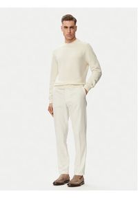 BOSS Chinosy Kaiton1 50543945 Kremowy Regular Fit. Kolor: kremowy. Materiał: syntetyk #2