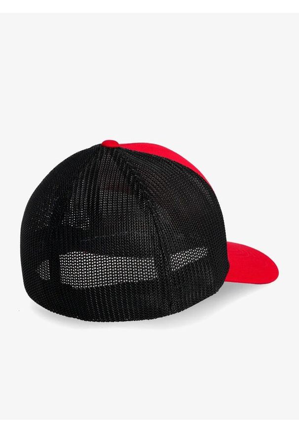 FOX - Czapka z daszkiem Fox Absolute Flexfit Hat. Kolor: czerwony