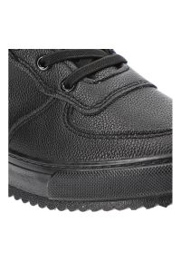 Big-Star - Czarne Sneakersy Big Star Ocieplane Buty Dziecięce. Kolor: czarny. Materiał: skóra ekologiczna, materiał. Szerokość cholewki: normalna #8