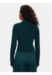 Adidas - adidas Bluza adicolor 3-Stripes JY2599 Zielony Slim Fit. Kolor: zielony. Materiał: wiskoza #2