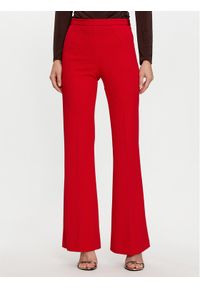 Imperial Spodnie materiałowe P3E9IAW Czerwony Flare Fit. Kolor: czerwony. Materiał: syntetyk #1