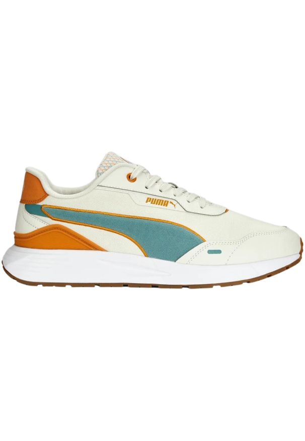 Buty do chodzenia damskie Puma Runtamed Plus. Kolor: pomarańczowy, wielokolorowy, biały. Materiał: materiał. Sport: turystyka piesza