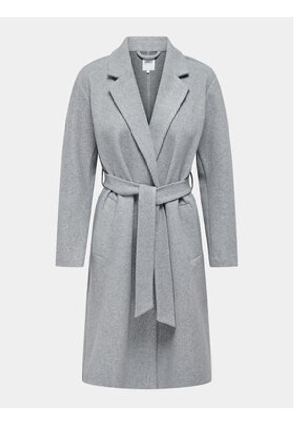 only - ONLY Płaszcz przejściowy Trillion 15285012 Szary Regular Fit. Kolor: szary. Materiał: syntetyk