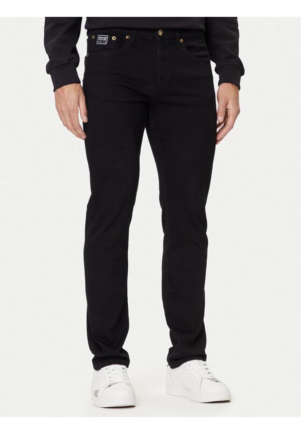 Versace Jeans Couture Jeansy 79GAB5S0 CDW00 Czarny Slim Fit. Kolor: czarny