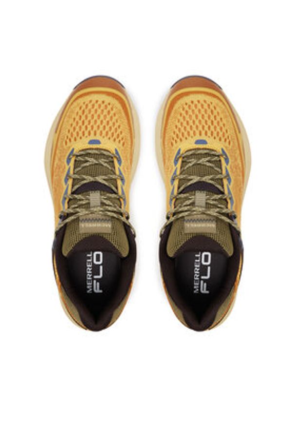 Merrell Sneakersy Nova 4 J068413 Pomarańczowy. Kolor: pomarańczowy. Materiał: materiał