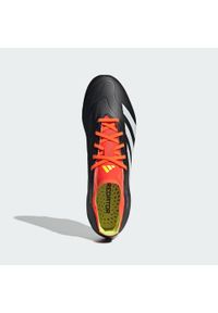 Adidas - Buty Predator League FG Football. Kolor: czerwony, wielokolorowy, czarny, biały. Materiał: materiał, tkanina, syntetyk, tworzywo sztuczne. Sport: piłka nożna