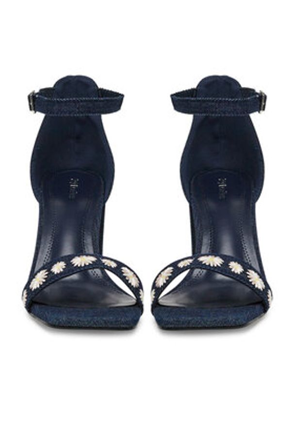 DeeZee Sandały F5207-2 Granatowy. Kolor: niebieski. Materiał: materiał