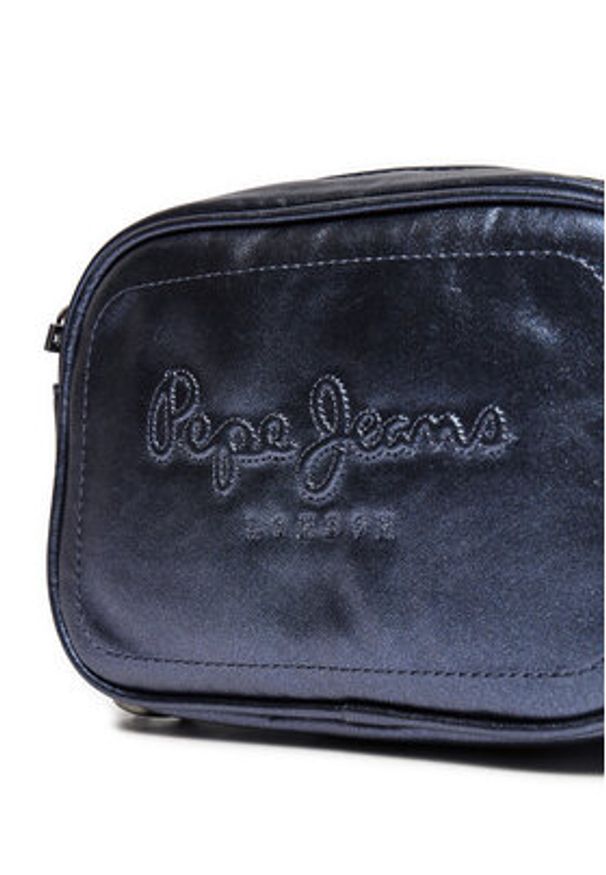 Pepe Jeans Torebka PL031577 Niebieski. Kolor: niebieski. Materiał: skórzane