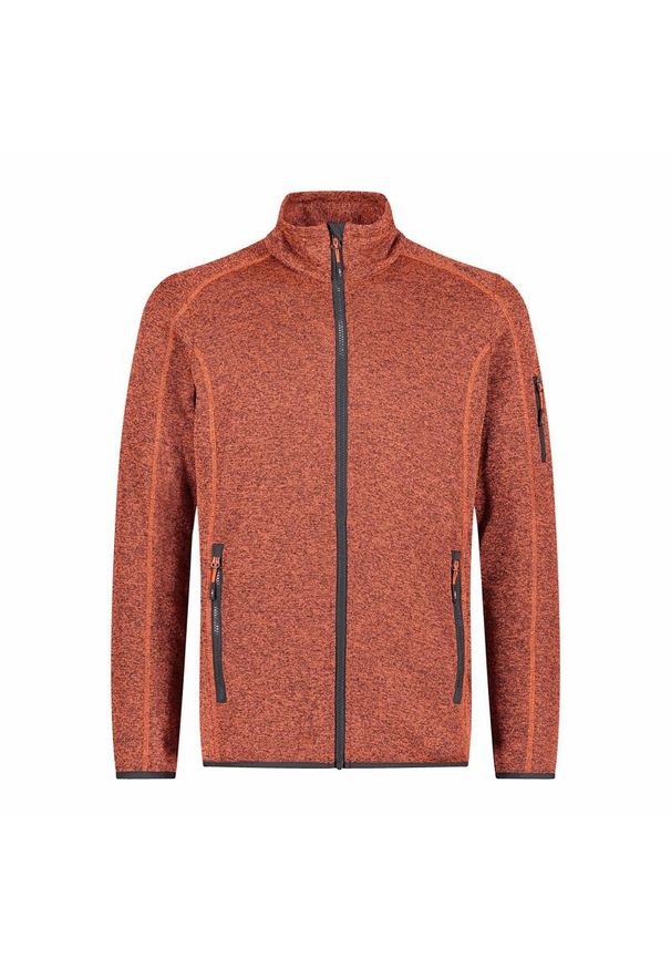Bluza męska turystyczna CMP 30H5887. Kolor: pomarańczowy. Sport: turystyka piesza