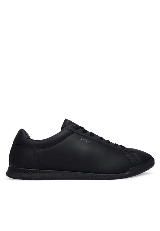 BOSS Sneakersy Nitan 50568470 Czarny. Kolor: czarny. Materiał: skóra
