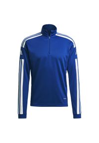 Adidas - Bluza piłkarska męska adidas Squadra 21 Training Top. Kolor: biały, niebieski, wielokolorowy. Sport: piłka nożna