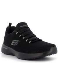 skechers - Buty na co dzień na trening męskie SKECHERS DYNAMIGHT siateczka. Okazja: na co dzień. Kolor: czarny. Sport: fitness