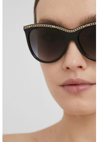 Michael Kors Okulary przeciwsłoneczne 0MK2141 damskie kolor czarny. Kolor: czarny #5