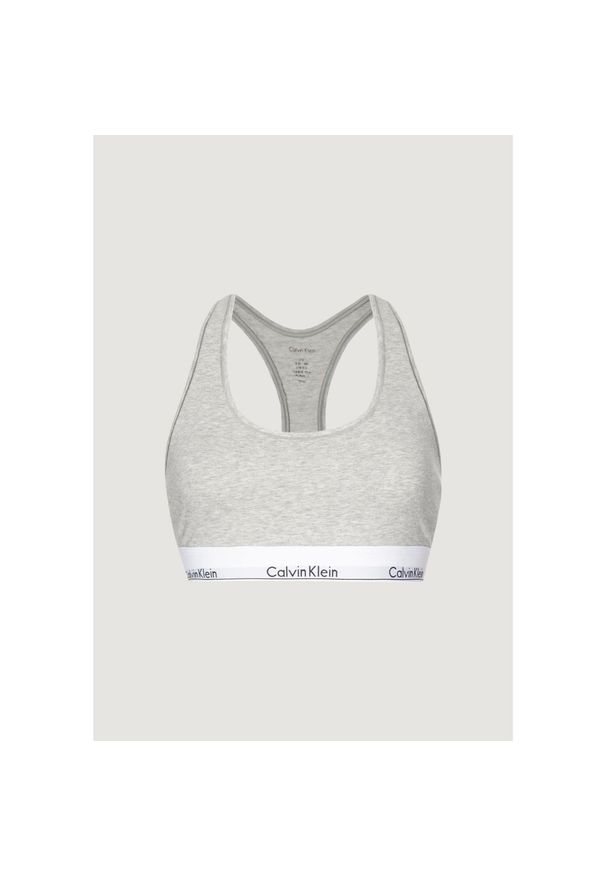 Calvin Klein - Biustonosz Kobieta CALVIN KLEIN. Kolor: szary. Materiał: bawełna