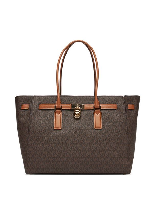 MICHAEL Michael Kors Torebka 30F5GNXT3B Brązowy. Kolor: brązowy. Materiał: skórzane