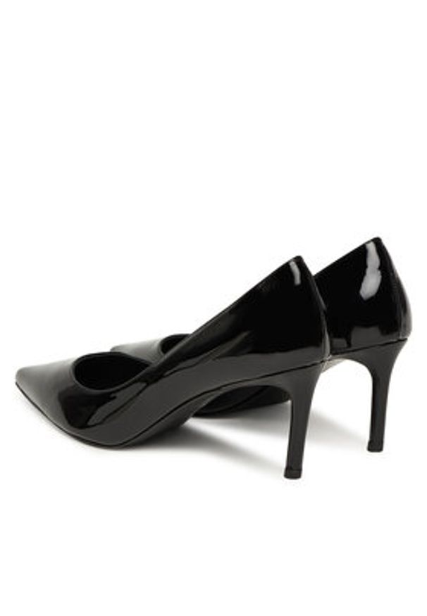 BOSS Szpilki Gracey 50552759 Czarny. Kolor: czarny. Materiał: skóra, lakier. Obcas: na szpilce