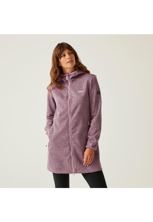 Regatta - Damski Bloomfield Długi Polar. Kolor: fioletowy. Materiał: polar. Długość: długie. Sport: turystyka piesza
