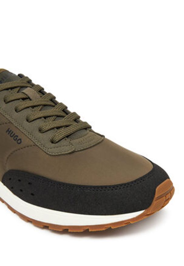 Hugo - HUGO Sneakersy Icelin 50548502 Zielony. Kolor: zielony. Materiał: materiał