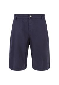 Urban Classics - Męskie Organiczne Szorty Sportowe. Kolor: niebieski. Sport: turystyka piesza #1