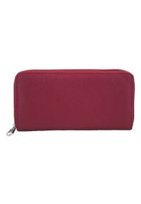 Barberini's - Portfel skórzany BARBERINI'S fuksja D-8603-14. Kolor: różowy. Materiał: skóra. Wzór: kolorowy #1