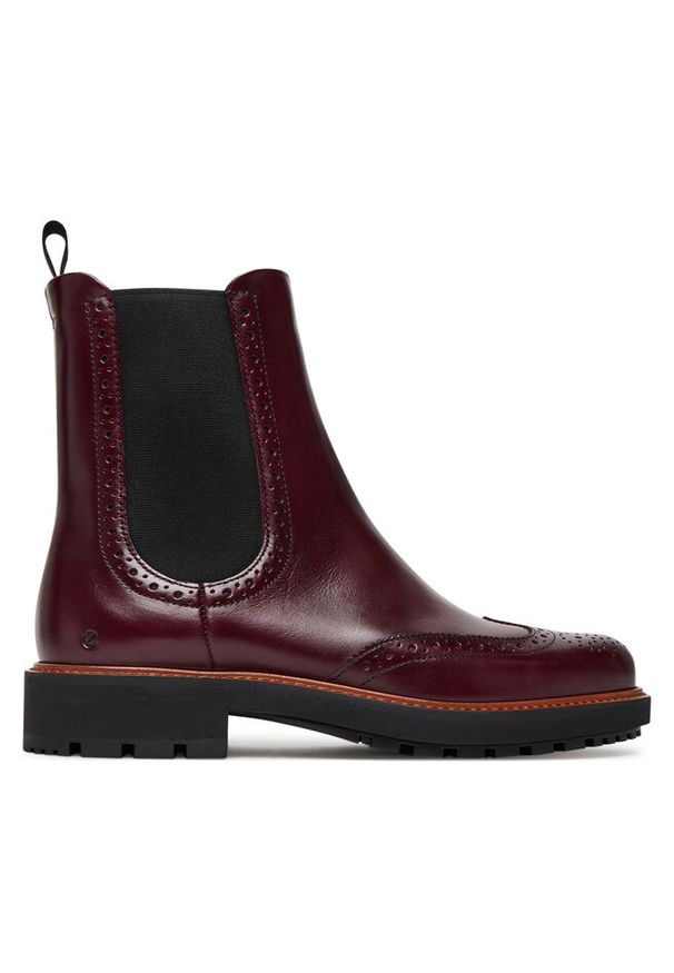 ecco - Botki ECCO. Kolor: czerwony