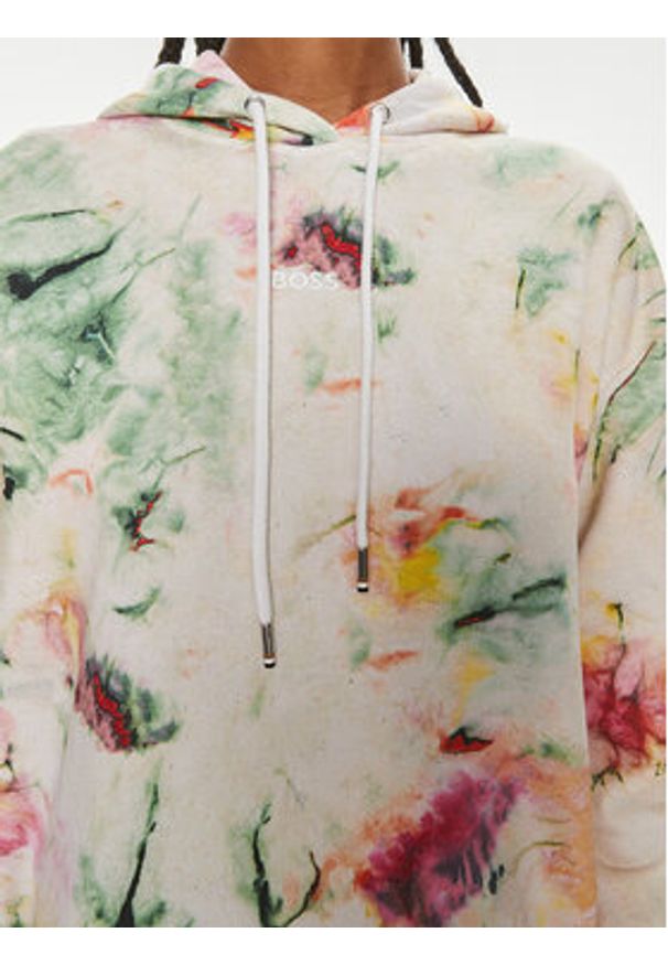 BOSS - Boss Bluza Elphala 50514745 Kolorowy Relaxed Fit. Materiał: bawełna. Wzór: kolorowy
