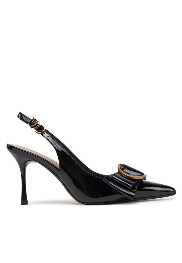 Pinko - PINKO Szpilki Elsa 06 SD0259 E002 Czarny. Kolor: czarny. Materiał: skóra, lakier. Obcas: na szpilce