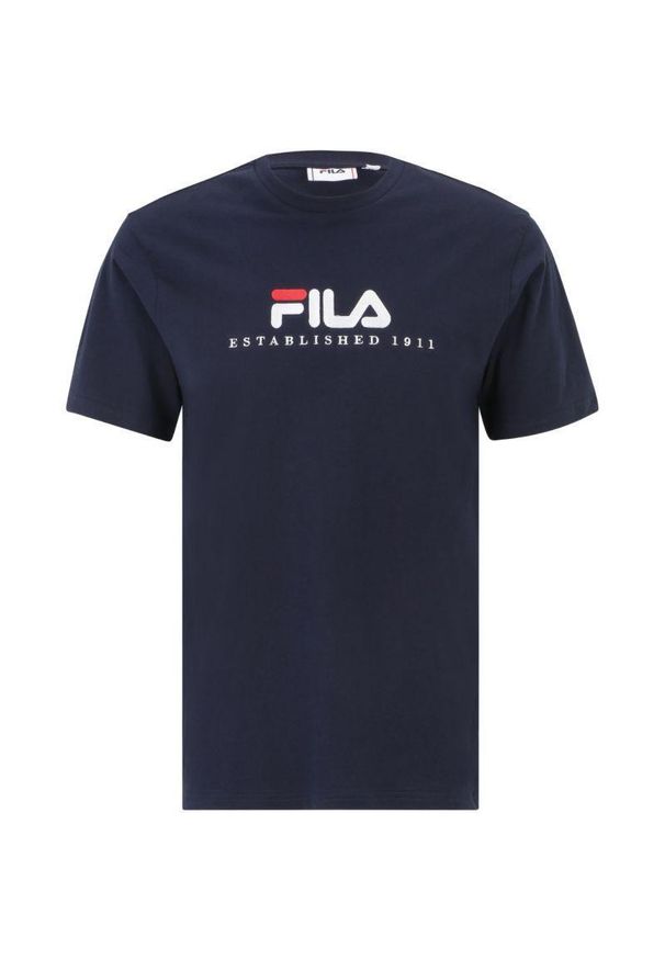 Fila - T-shirt Męski Bedburg. Kolor: niebieski