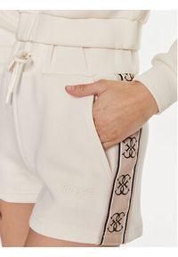 Guess Szorty sportowe Britney V3GD13 KB3P2 Écru Loose Fit. Materiał: syntetyk, bawełna #4