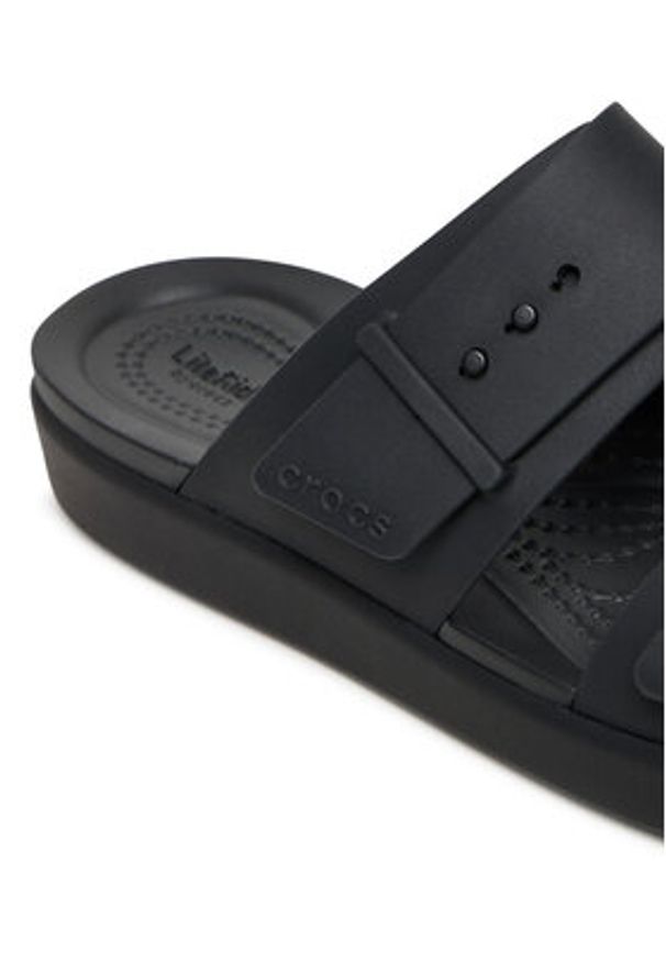 Crocs Klapki Brooklyn Buckle Low Low 211215 Czarny. Kolor: czarny