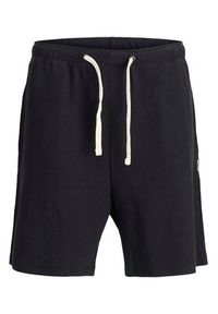 Jack & Jones - Jack&Jones Komplet polo i spodenki Slington 12281841 Czarny Relaxed Fit. Kolor: czarny. Materiał: bawełna #2