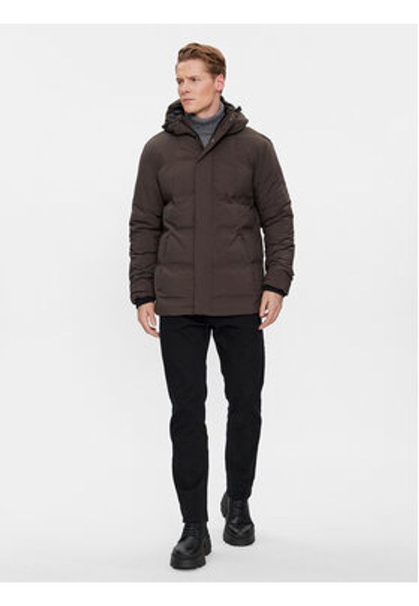 4f - 4F Kurtka zimowa 4FAW23TDJAM249 Khaki Regular Fit. Kolor: brązowy. Materiał: syntetyk. Sezon: zima