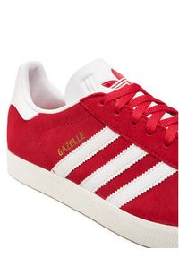 Adidas - adidas Sneakersy Gazelle JI1534 Czerwony. Kolor: czerwony. Materiał: zamsz, skóra. Model: Adidas Gazelle