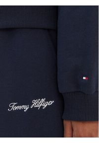 TOMMY HILFIGER - Tommy Hilfiger Bluza Script WW0WW48783 Granatowy Relaxed Fit. Kolor: niebieski. Materiał: bawełna #2