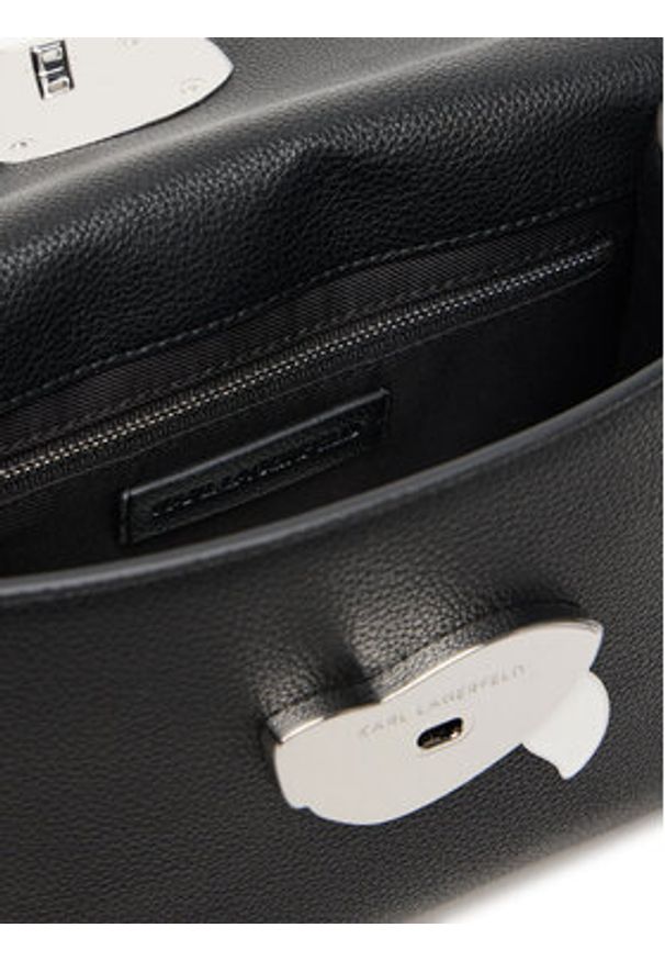 Karl Lagerfeld - KARL LAGERFELD Torebka A3W30325 Czarny. Kolor: czarny. Materiał: skórzane