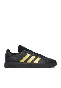Adidas - adidas Sneakersy GRAND COURT 2.0 JS2490 Czarny. Kolor: czarny. Materiał: syntetyk, materiał