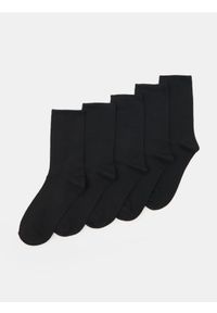 Sinsay - Skarpetki basic 5 pack - czarny. Kolor: czarny #1