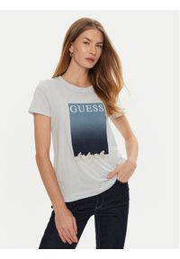 Guess T-Shirt W4BI30 JA914 Niebieski Regular Fit. Kolor: niebieski. Materiał: bawełna #1