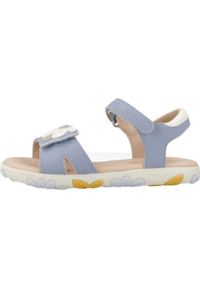 Sandały Geox Model J Sandal Haiti Girl Kolor Niebieski. Kolor: niebieski, wielokolorowy, biały. Materiał: syntetyk. Sezon: lato