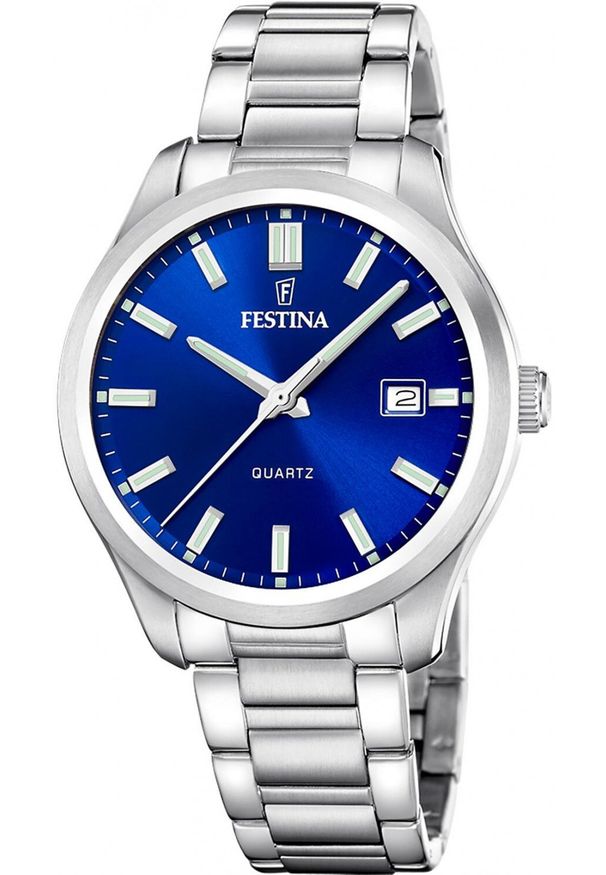 Zegarek męski Festina F20736-3 srebrny. Kolor: srebrny