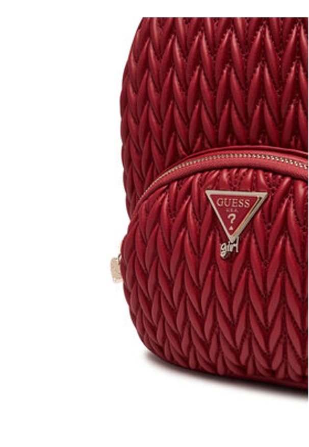Guess Plecak J5YZ10 WHEG0 Czerwony. Kolor: czerwony. Materiał: skóra