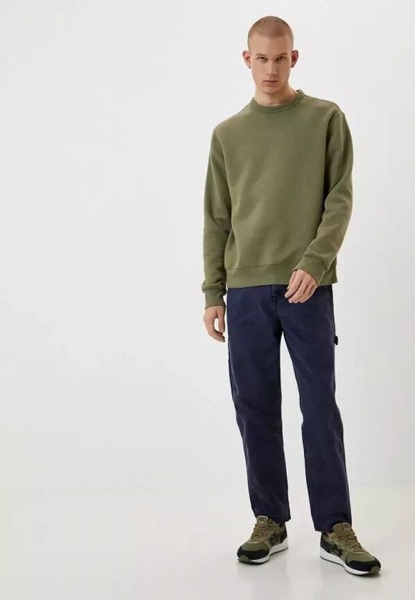 Lee - LEE CARPENTER MĘSKIE SPODNIE MATERIAŁOWE BLACK L75KSU01 112144545. Materiał: materiał