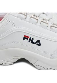 Fila Sneakersy Strada Low Kids 1010781.1FG Biały. Kolor: biały. Materiał: skóra