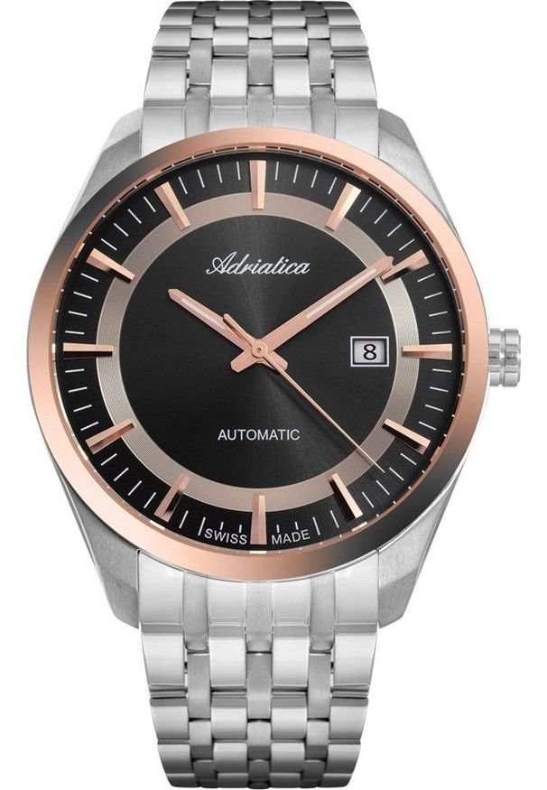 Zegarek Adriatica Zegarek męski Adriatica A8309.R116A srebrny. Kolor: srebrny