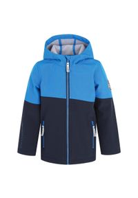 ZEAGLE - Glemo Kurtka Softshell London Dzieci 152 – Wodoodporna i Wiatroszczelna. Kolor: niebieski, zielony, wielokolorowy. Materiał: softshell. Styl: sportowy #1