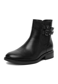 Clara Barson Botki CEO-WS6397-03 Czarny. Kolor: czarny. Materiał: skóra, materiał #4