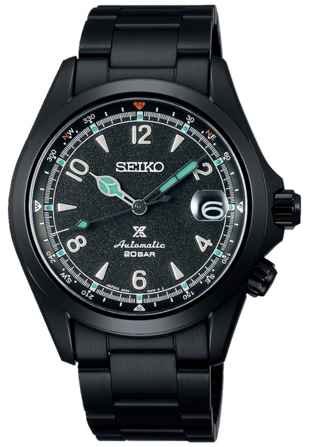 Seiko - Zegarek Męski SEIKO Land The Black Series Limited Edition Prospex SPB337J1. Styl: sportowy