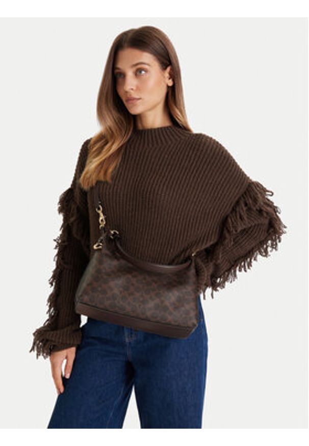 Coach Torebka Juliet CAM23 Brązowy. Kolor: brązowy