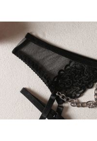 Intica - Komplet bielizny z łańcuszkami na romantyczne wieczory Enrichetta. Kolor: beżowy. Materiał: materiał #4